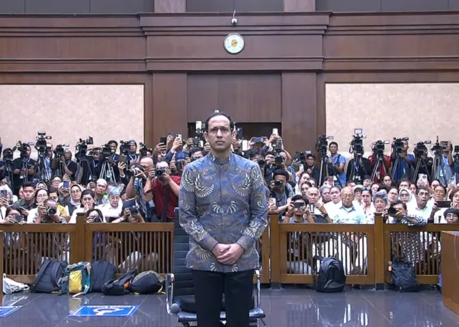 Nadiem Makarim Divonis 10 Tahun Penjara, Wajib Bayar Ganti Rugi Rp809,5 Miliar