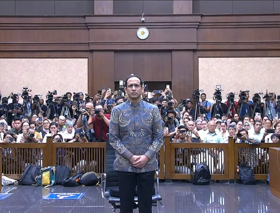 Nadiem Makarim Divonis 10 Tahun Penjara, Wajib Bayar Ganti Rugi Rp809,5 Miliar