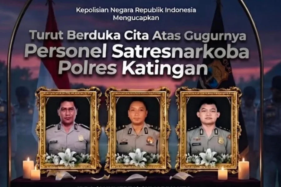 Narkoba Di Katingan, 3 Personel Polisi Dapat Kenaikan Pangkat Luar Biasa Anumerta