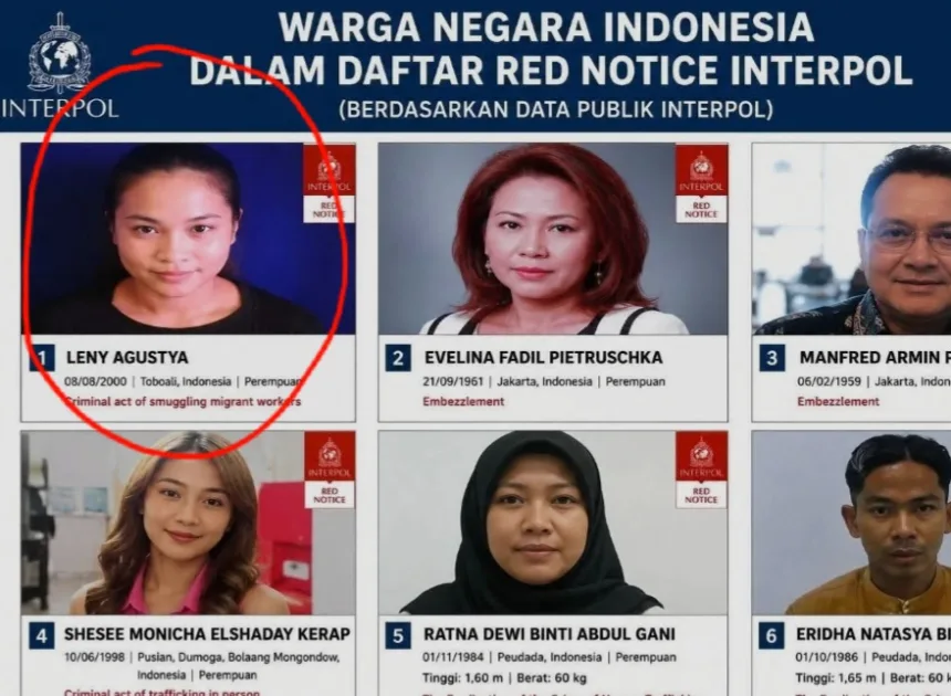 Buronan Interpol Leny Agustya, Perekrut WNI Judol Kamboja Ditangkap