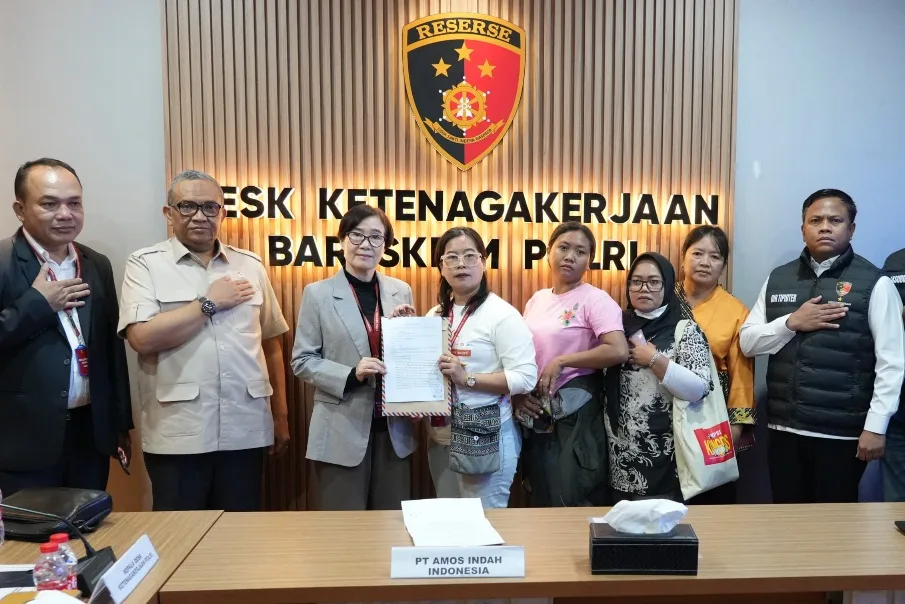Polri-Kemnaker Selesaikan Perselisihan PHK 134 Pekerja PT Amos Indah Indonesia