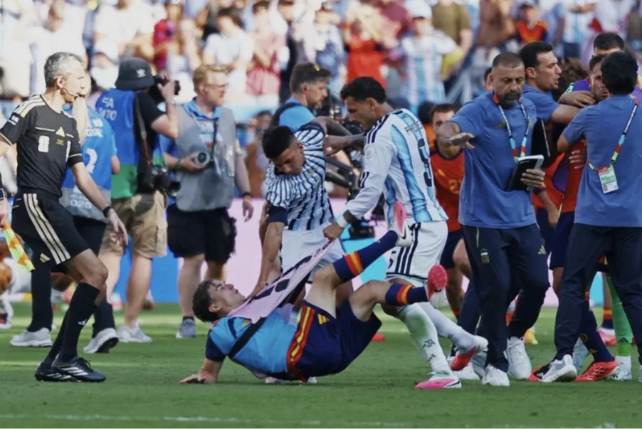 FIFA Usut Ricuh Pemain Argentina Dan Spanyol Di Laga Final Piala Dunia 2026