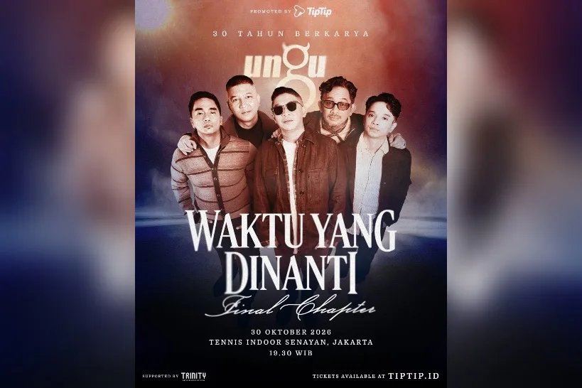 Ungu Rayakan 30 Tahun Berkarya Lewat Konser ‘Waktu Yang Dinanti: Final Chapter’