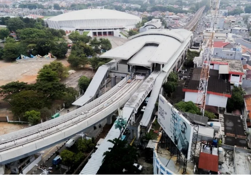 Hey Warga Jakarta, LRT Velodrome-Manggarai Sudah Nyambung, Bisa Dipakai Agustus