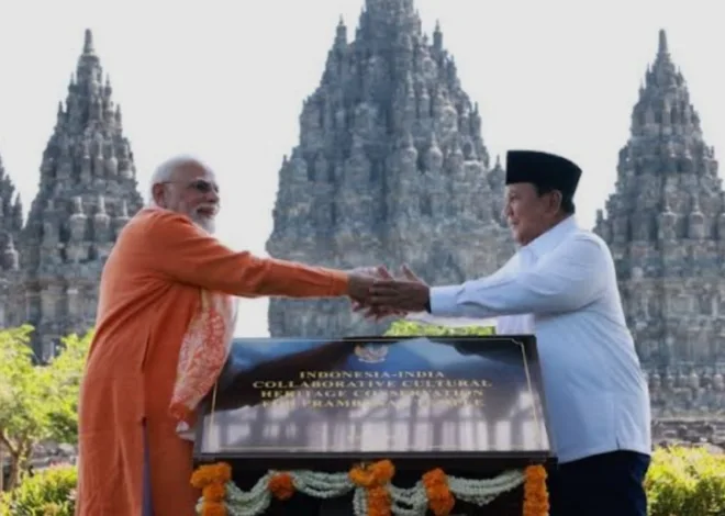 Proyek Restorasi 10 Tahun Candi Prambanan Yang Digagas Prabowo-Modi