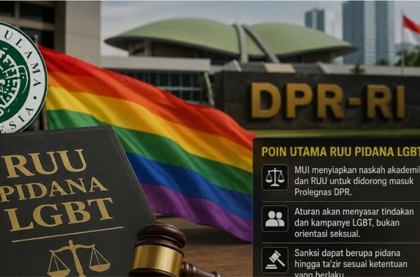 RUU Pidana LGBT, DPR Tunggu Draf MUI