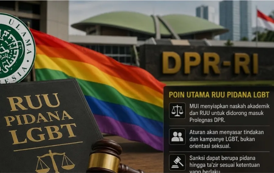 RUU Pidana LGBT, DPR Tunggu Draf MUI