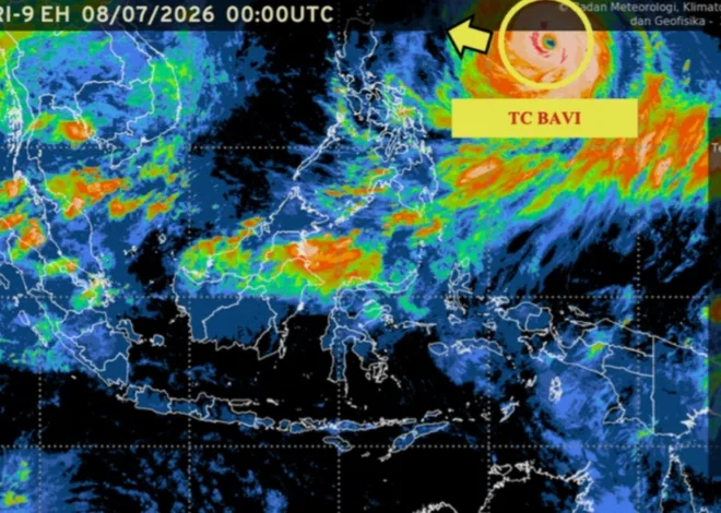 BMKG Minta Waspadai Siklon Bavi Picu Angin dan Gelombang Tinggi
