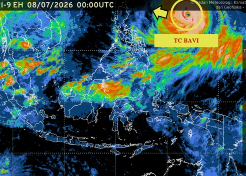 BMKG Minta Waspadai Siklon Bavi Picu Angin dan Gelombang Tinggi