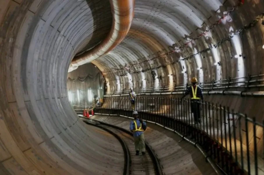 Terowongan Jalur MRT Bundaran HI-Kota Kini Sudah Tersambung