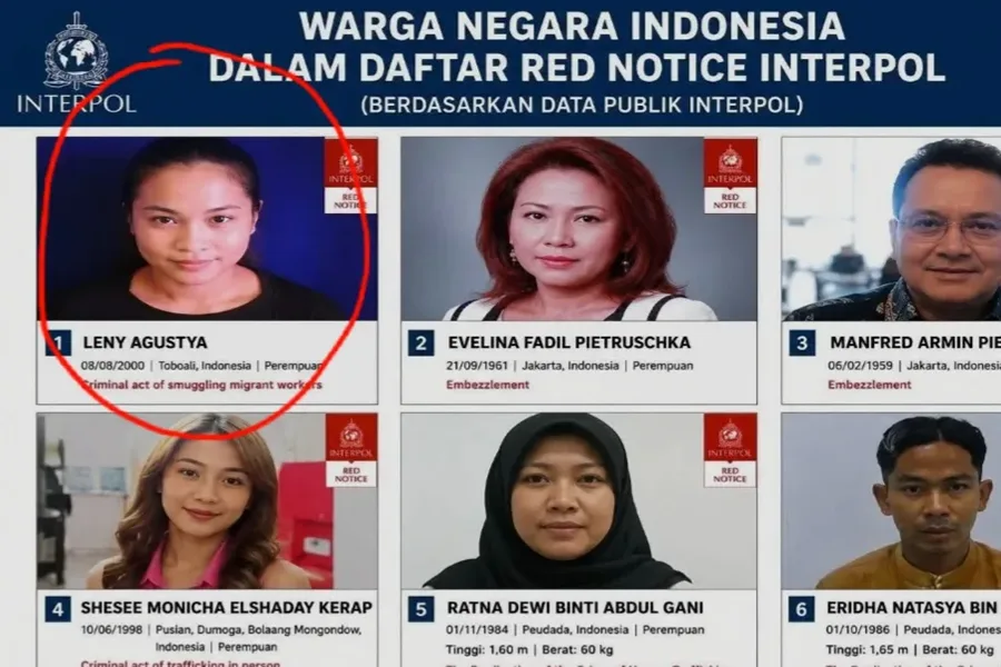 Buronan Interpol Leny Agustya, Perekrut WNI Judol Kamboja Ditangkap