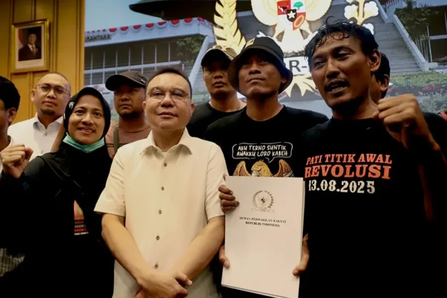 Pimpinan DPR Audiensi Massa AMPB Pati, Desak Mundur Jika RUU Perampasan Aset Molor