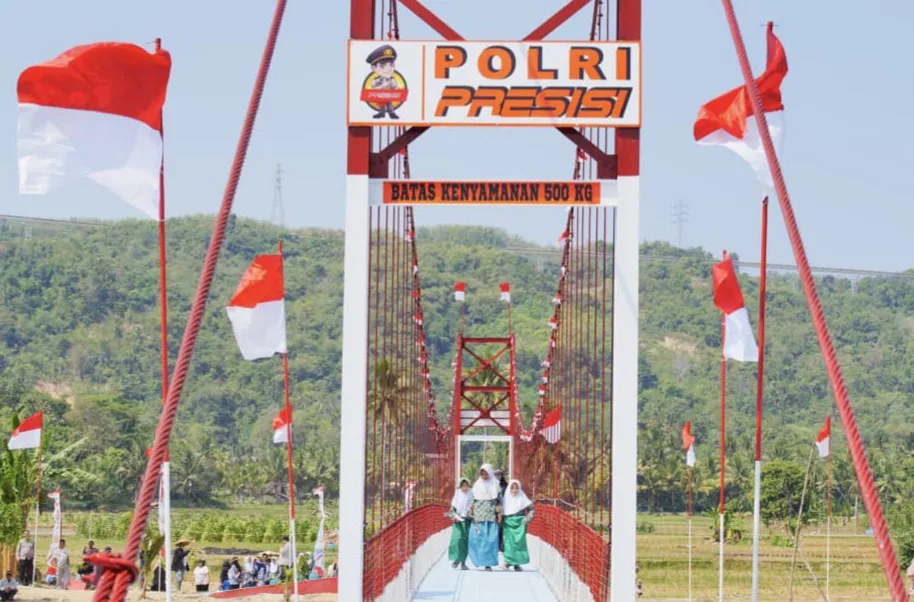 Kapolri: 895 Jembatan Merah Putih Presisi Beri Manfaat 2 Juta Masyarakat