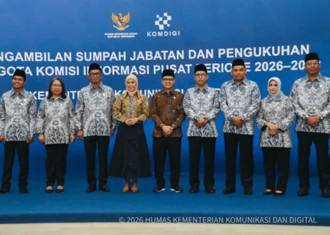 Menkomdigi Kukuhkan Anggota Komisi Informasi Pusat 2026-2030