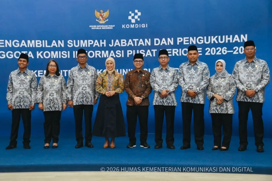 Menkomdigi Kukuhkan Anggota Komisi Informasi Pusat 2026-2030