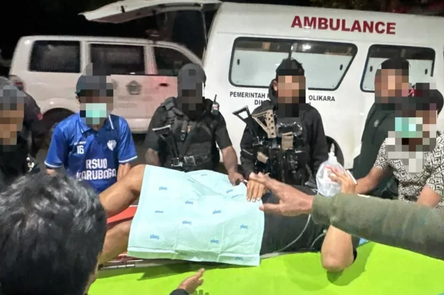 Penembakan Tolikara, 1 Personel Polsek Ilu Terluka