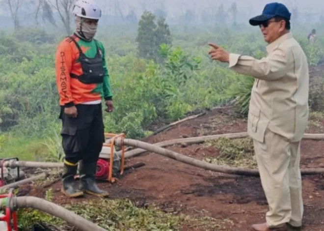 Presiden Prabowo Instruksikan Menteri Tangani Karhutla Per Wilayah