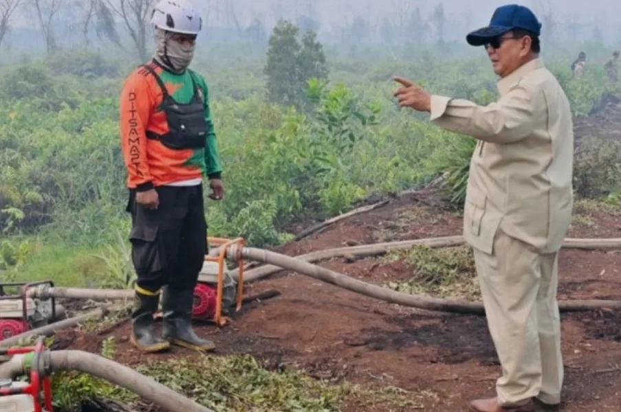 Presiden Prabowo Instruksikan Menteri Tangani Karhutla Per Wilayah