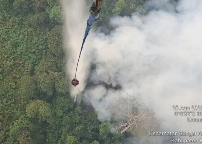 Modifikasi Cuaca, Pemerintah Optimalkan Peluang Hujan Atasi Karhutla di Langit Kalbar