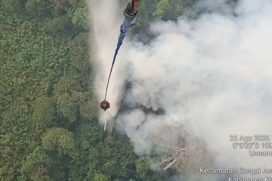 Modifikasi Cuaca, Pemerintah Optimalkan Peluang Hujan Atasi Karhutla di Langit Kalbar