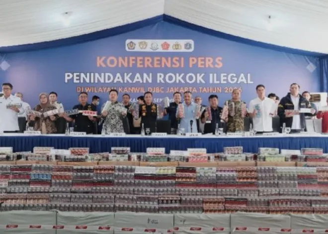 Bea Cukai Amanin 10 Juta Batang Rokok Ilegal Senilai Rp 8 M