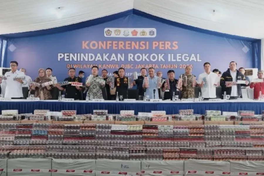 Bea Cukai Amanin 10 Juta Batang Rokok Ilegal Senilai Rp 8 M