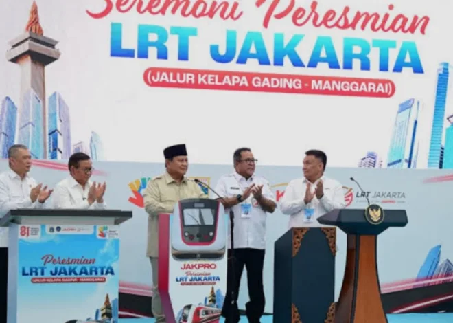 Gubernur DKI Pramono Tetapkan Tarif LRT Jakarta Rute Kelapa Gading-Manggarai Rp 8 Untuk 8 Hari