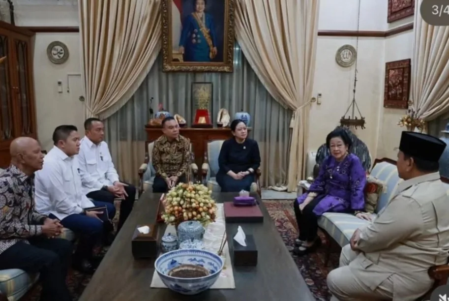 Guruh Soekarnoputra Wafat, Presiden Prabowo Takziah Ke Megawati