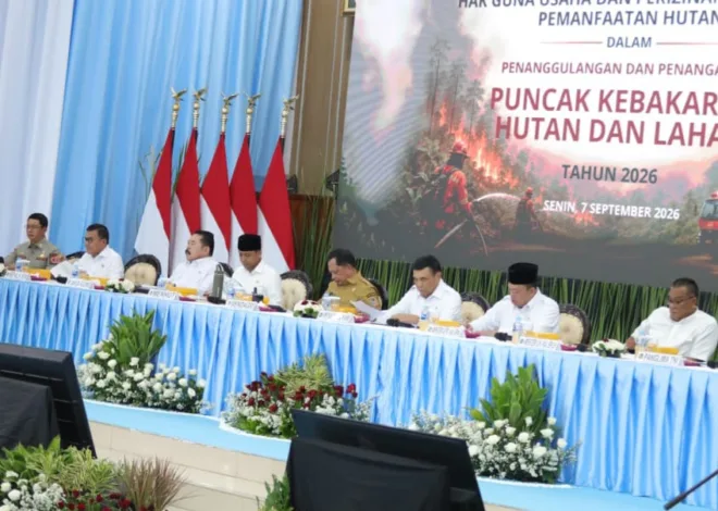Hadapi Puncak Karhutla 2026, Pemerintah Perkuat Sinergi dengan Pemegang HGU