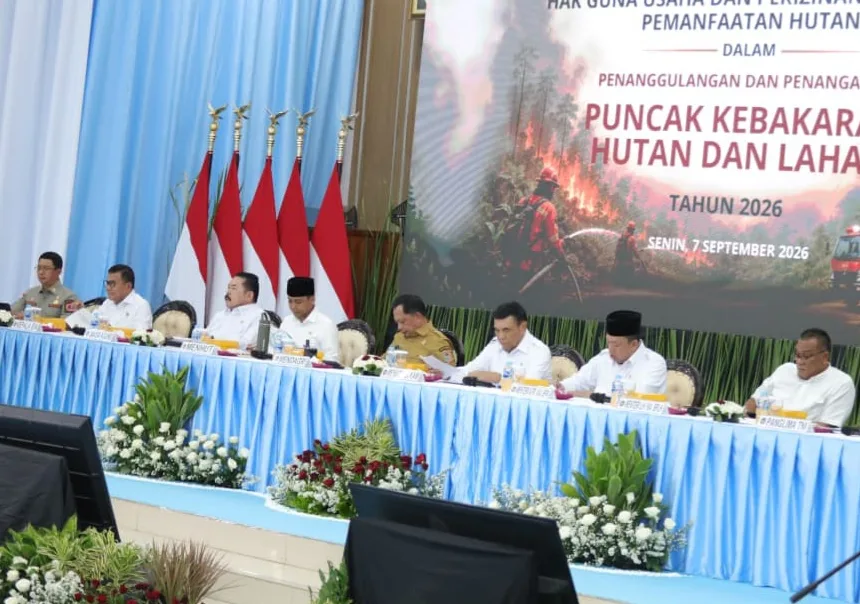 Hadapi Puncak Karhutla 2026, Pemerintah Perkuat Sinergi dengan Pemegang HGU