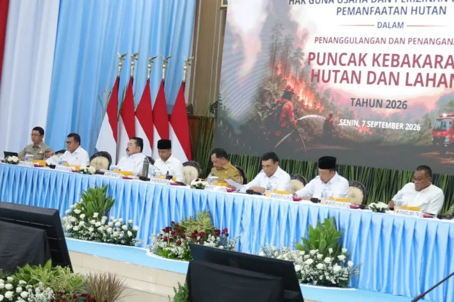 Hadapi Puncak Karhutla 2026, Pemerintah Perkuat Sinergi dengan Pemegang HGU