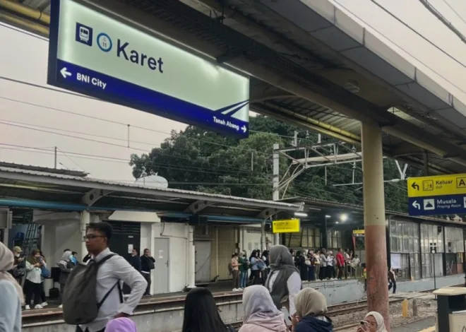 Integrasi Stasiun Karet Ke Stasiun BNI City Dihubungkan Dengan Travelator
