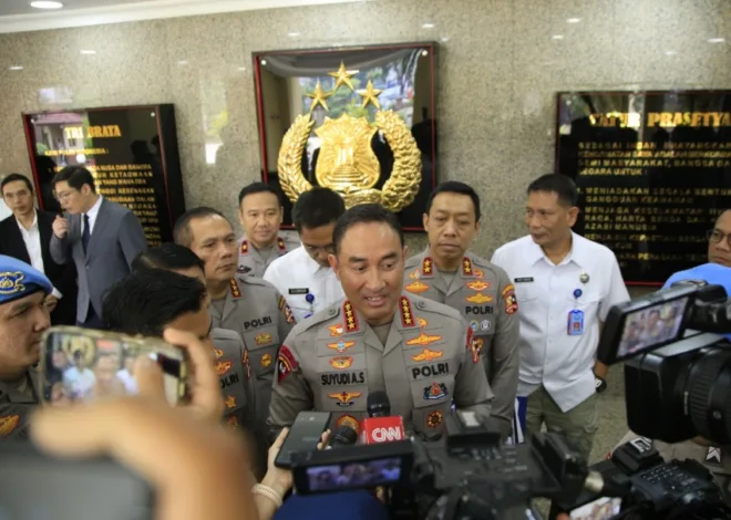 Marak Aksi Demo, Kapolri Suyudi Minta Anak Buah Kedepankan Pendekatan Humanis