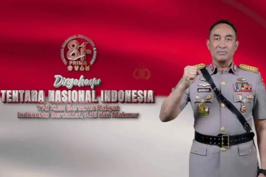HUT TNI, Begini Harapan Kapolri Suyudi