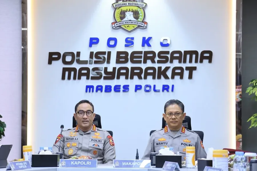 Kapolri Resmikan Logo Dan Posko Polisi Bersama Masyarakat