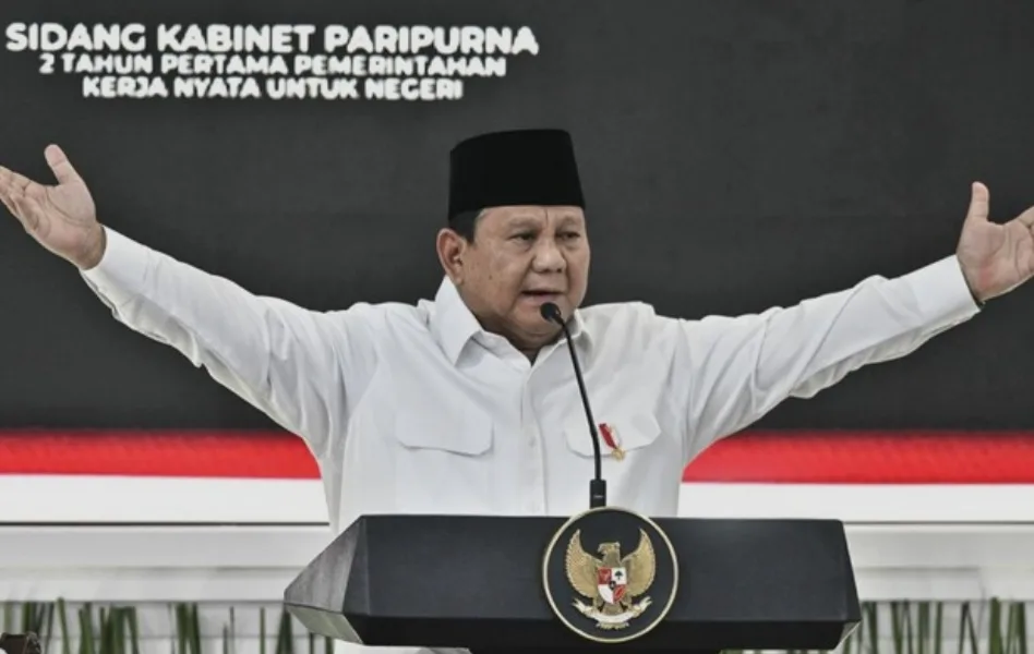 Sidang Kabinet 2 Tahun Pemerintahan, Presiden Prabowo Membanggakan Dirinya Sebagai Presiden