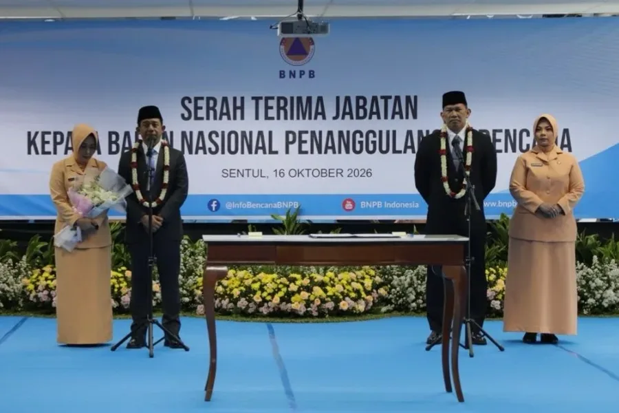 Dilantik Presiden, Sertijab Kepala BNPB Baru