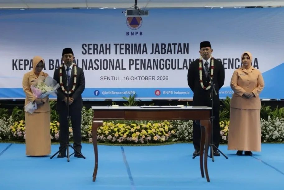 Dilantik Presiden, Sertijab Kepala BNPB Baru