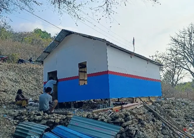 ARM HA-IPB Rampungkan 4 Unit Huntara Bagi Penyintas Gempa Flores